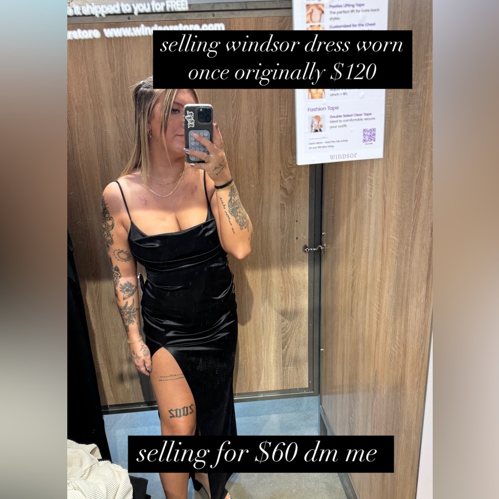 windsor dress for once with lace up back originally $120